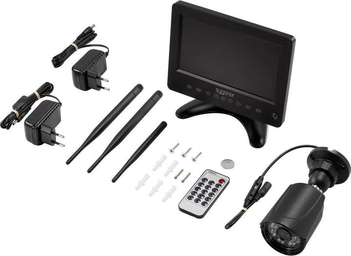 Image du produit Sygonix Set de caméras de surveillance Set de surveillance sans fil 720P (1280 x 720 pixels)