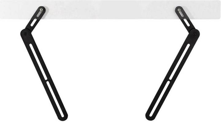 SpeaKa Professional Staffa per soundbar Giunti facili (1 coppia, Installazione a parete, Perno di rotazione)