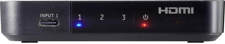 Produktbild SpeaKa Professional 2+1 Port HDMI Switch mit zusätzlichem USB-C™-Eingang 3840 x 2160 Pixel