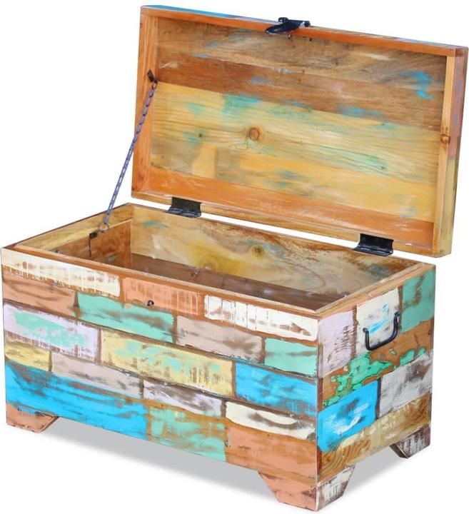 Produktbild VidaXL Truhe Altholz Massiv,Farbe: Mehrfarbig,Material: Massives (73 x 39 x 41 cm)