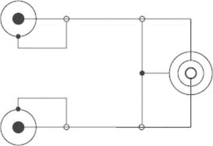 Image du produit SpeaKa Professional Câble adaptateur RCA/JACK mâle 2x3.5 mm, 1.5 m (1.50 m, 2,5 mm, RCA)
