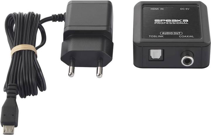 Actual product image SpeaKa Professional HDMI (eARC/ARC) to Coax/Toslink Adapter (HDMI Modulator, Toslink Adapter)