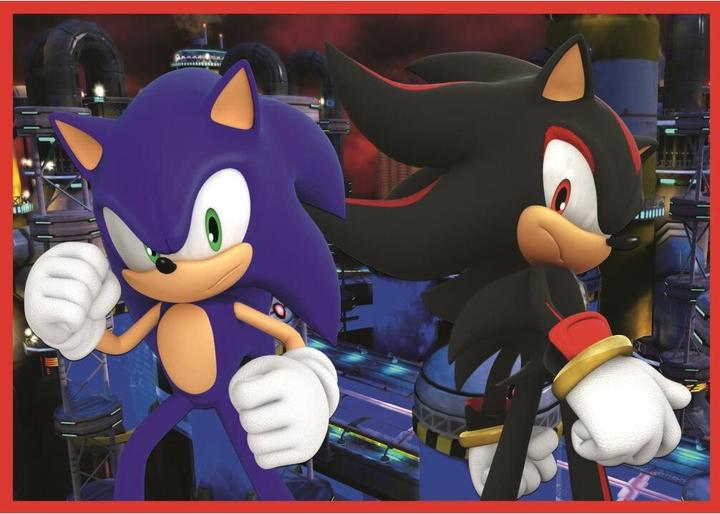 Image du produit Trefl Sonic Puzzle 4 en 1 - Le Hérisson (54 pièces)