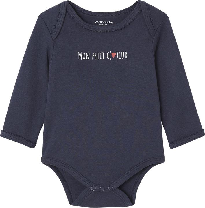 Actual product image Vertbaudet Bio-Kollektion: 5er-Pack Baby Schlupfbodys Oeko-Tex (80)