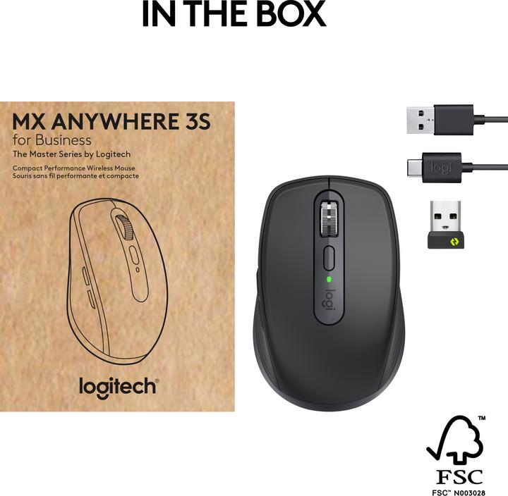 Image du produit Logitech MX Anywhere 3s for Business (Sans fil)