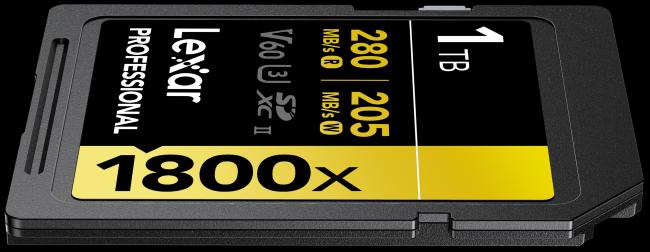 Produktbild Lexar Professional (1000 GB, SDXC, U3, UHS-II)