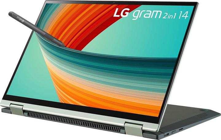 Actual product image LG Gram 14 (14", Intel Core i7-1360P, 16 GB, 1000 GB, DE)