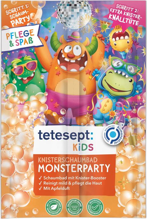 Tetesept Kinder Knisterschaumbad Monsterparty (45 ml, Badesalz)
