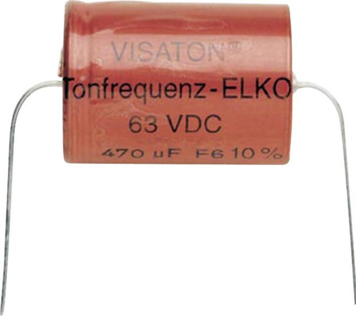 Produktbild Visaton Tonfrequenz-Elko rauh 100 aeF