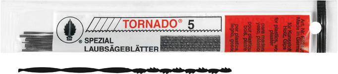 Actual product image Puk Fretsaw blade Tornado length 13 cm No. 3 (MEDIUM) Plaster work in dental technology