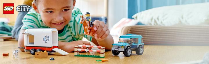 Produktbild LEGO SUV mit Pferdeanhänger (60327, LEGO City)