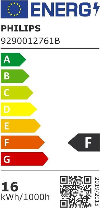 Energy Label Philips LED fluorescent tube 1500mm, socket, neutral white (4001 (G13, 13 W, 1600 lm, 1 x, F)