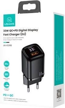 Produktbild Usams 33W QC + PD Digital Display Fast Charger (33 W)