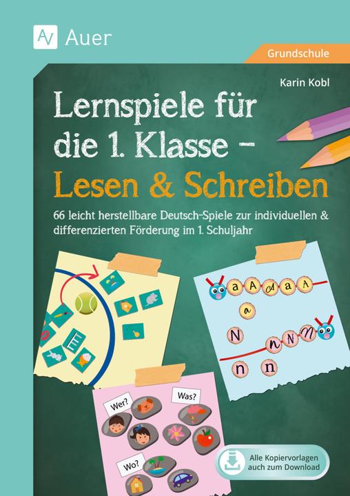 Image du produit Lernspiele für die 1. Klasse - Lesen & Schreiben (Allemand, Karin Kobl, 2023)