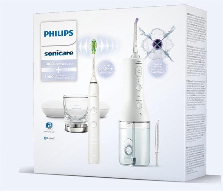 Immagine prodotto Philips Sonicare Diamond Clean 9000 & Cordless Power Flosser 3000 (Spazzolino sonico)