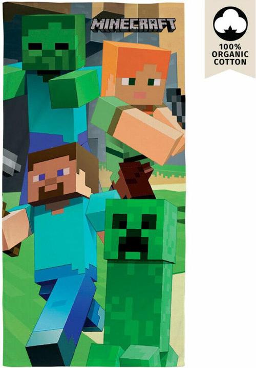 Character World Asciugamano da bagno Minecraft (70 x 140 cm)