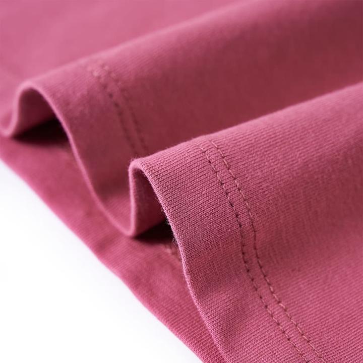 Produktbild VidaXL Kinder-Langarmshirt Himbeerrosa 92,Material: 95 % Baumwolle (92)