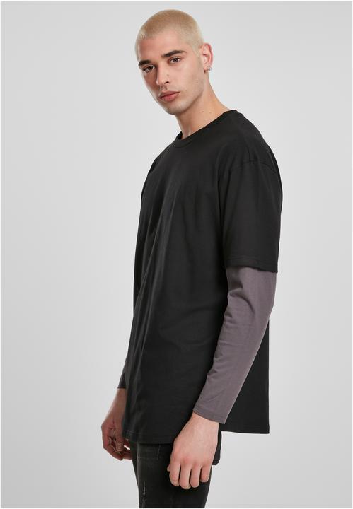 Actual product image Urban Classics Oversized Shaped Double Layer LS Tee (XL)