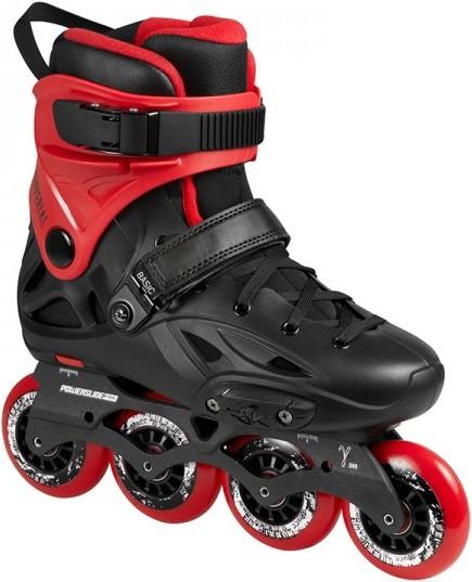 Actual product image Powerslide Inline Skates Imperial Basic 80 Black Red 2018 (45, 45.5, 46, 45 1/3)