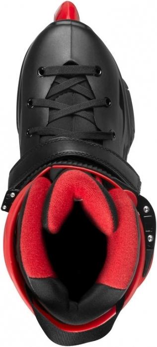 Actual product image Powerslide Inline Skates Imperial Basic 80 Black Red 2018 (45, 45.5, 46, 45 1/3)