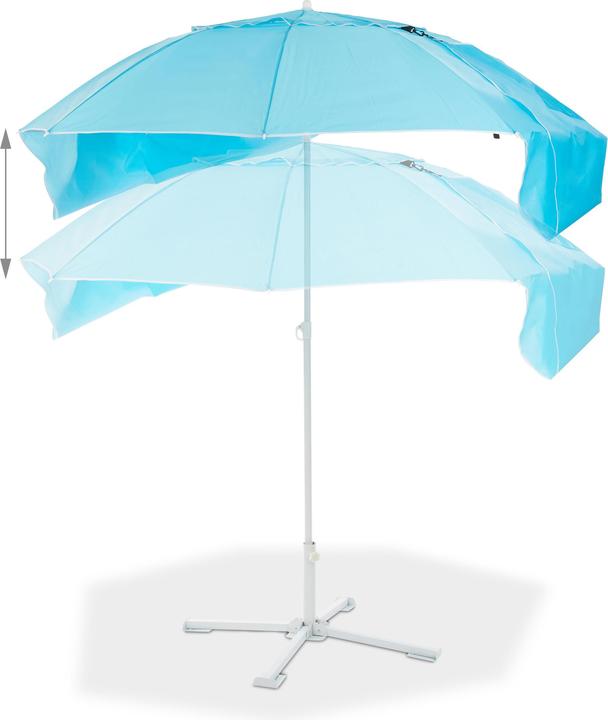 Produktbild Relaxdays Strandmuschel 2 in 1 (1.80 m)