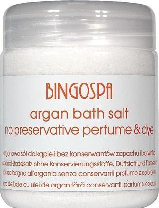 Produktbild BingoSpa Argan-Badesalz für Whirlpools, Spa-Behandlungen und Peeling 550g (Badesalz)