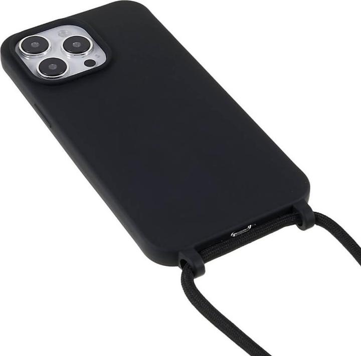 Actual product image Cover-Discount iPhone 14 Pro - Case with lanyard black
