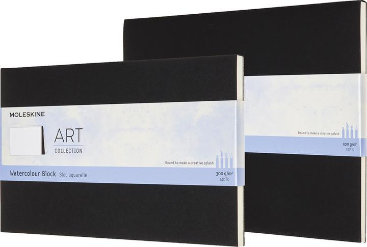 Image du produit Moleskine Dessin-Aquarelle-Collection de blocs d'art (19 x 25 cm, Blanc)