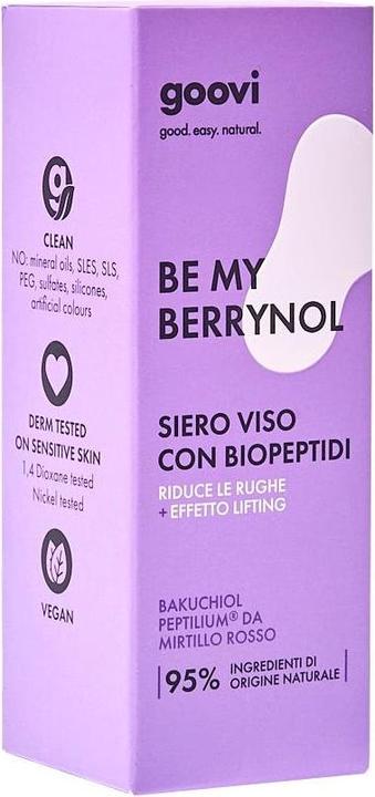 Actual product image Goovi BE MY BERRYNOL facial serum with biopeptides 30 ml (30 ml)
