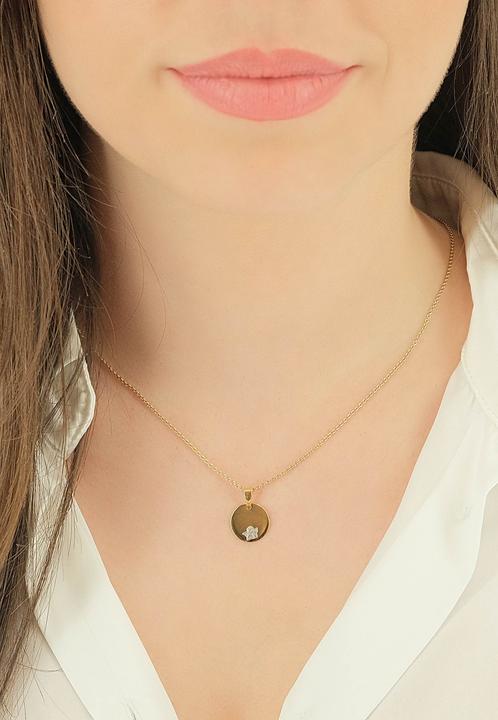 Actual product image Muau Guardian angel (Yellow gold)