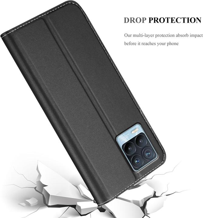 Actual product image Cadorabo Classy Book Case for Realme 8 4G / 8 PRO (Realme 8 Pro, realme 8)