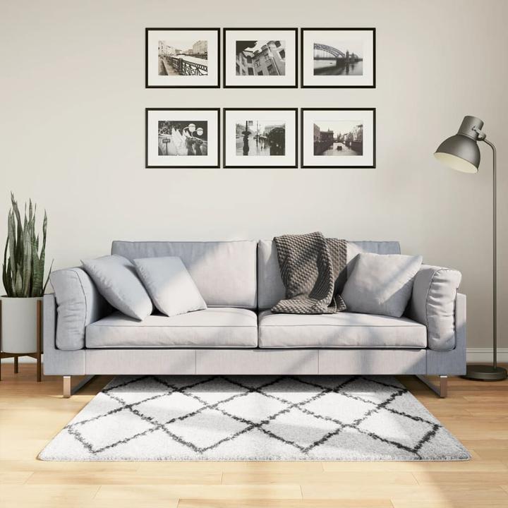 Produktbild VidaXL Teppich Shaggy Hochflor Modern (120 x 120 cm)