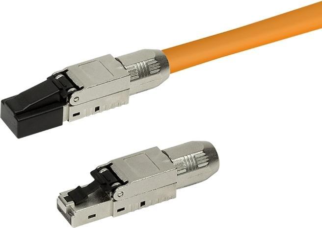 Immagine prodotto LogiLink Connettore cablato in campo, Cat.6A, schermato, testato MPTL (Connettore del cavo di rete)