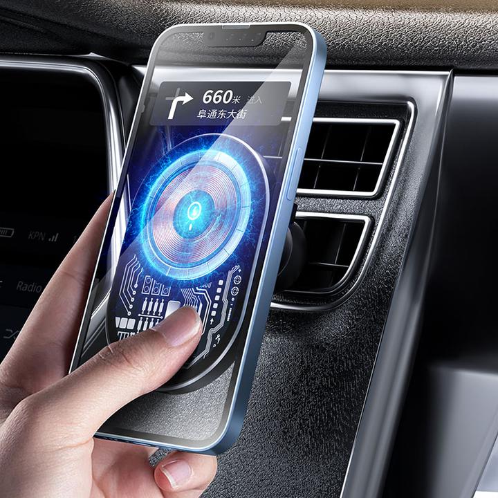 Actual product image Wekome Magnetic car holder with MagSafe wirele