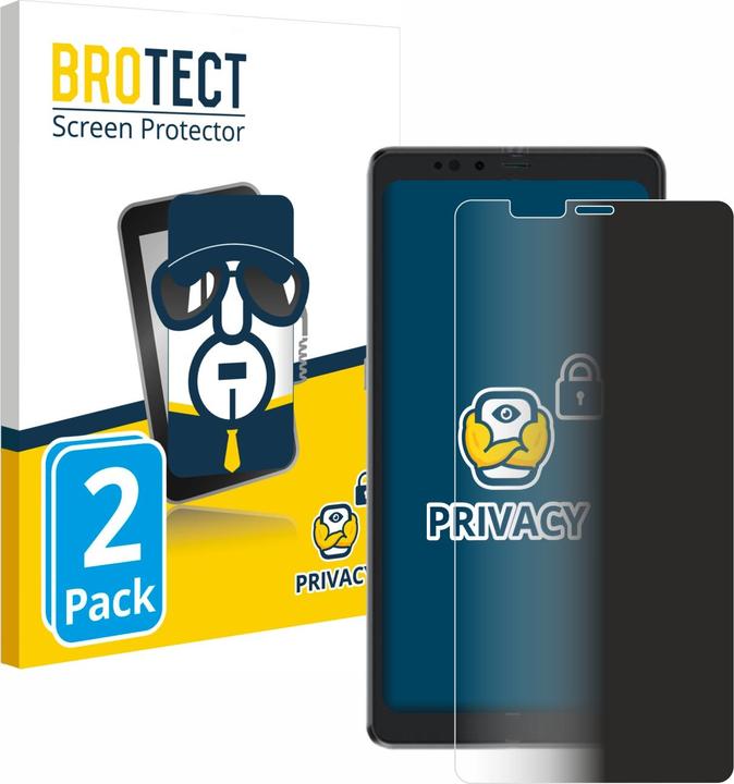 Actual product image BROTECT Anti-spy privacy film Blue light protection film (2 Piece, HTC A9)