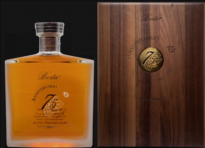 Immagine prodotto Berta Grappa Riserva Anniversario 75 Anni (1 x 150 cl)