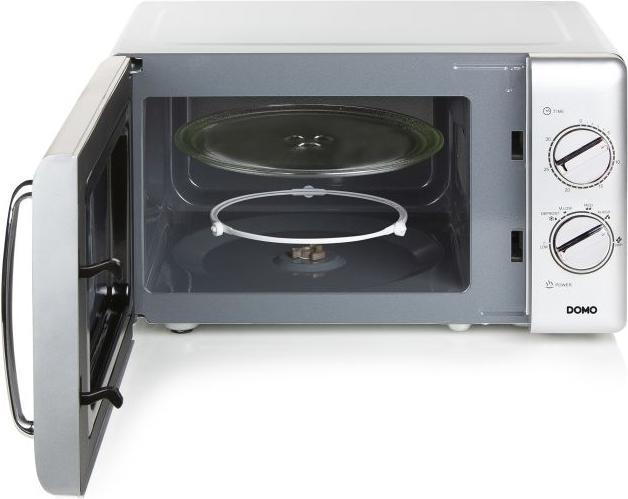 Actual product image Domo Microwave DO3020 20Liter silver with defrost function, 700Watt and timer (20 l)