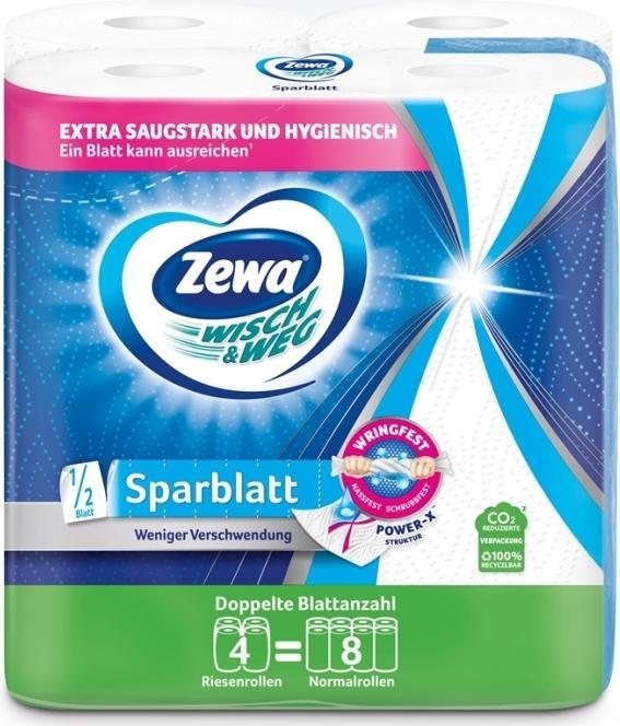 Produktbild Zewa Wisch & Weg Sparblatt, 4 Stück (4 x)