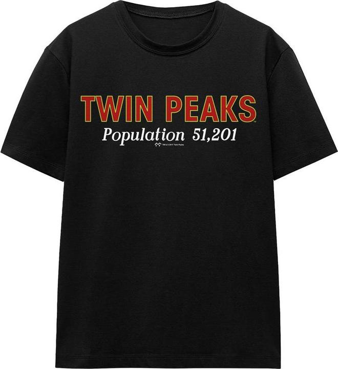 Actual product image Twin Peaks Unisex Adult Population T-Shirt (XL)