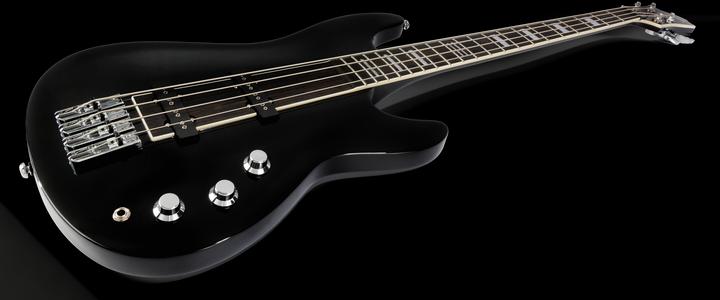 Actual product image Hagstrom Bass Guitar, Super Swede, Black Gloss (Electric guitar)