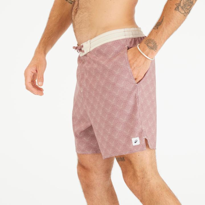 Image du produit Olaian Men’s Swim Shorts Surf 100 18" Long - Palmer Mole Pink (XL)