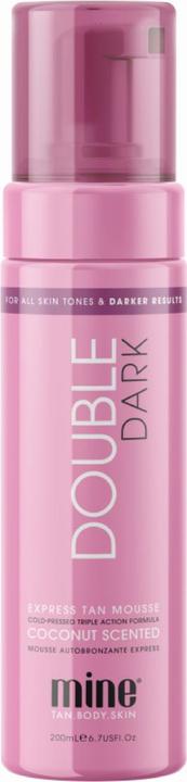 Minetan Double Dark Express Self Tan Mousse (Selbstbräunungsschaum, 200 ml)