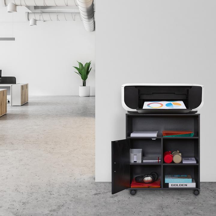 Immagine prodotto Relaxdays Carrello porta stampante (60 x 50 x 66,5 cm)