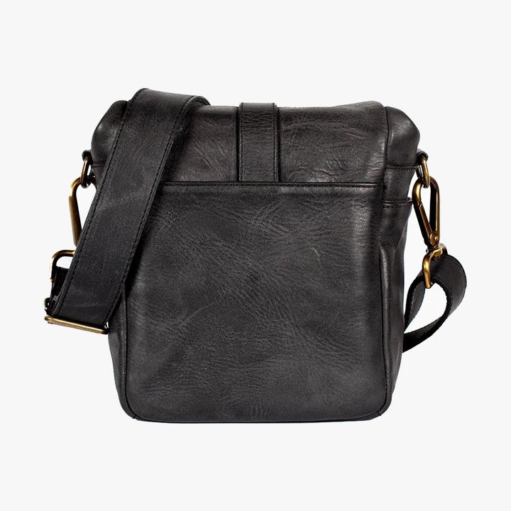 Produktbild Bronkey Berlin Leder-Kameratasche, Schwarz (Kamera Schultertasche)