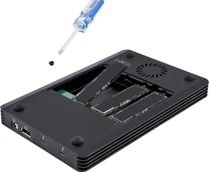 Immagine prodotto StarTech .com 4 baie Thunderbolt 3&trade, armadio NVMe (M.2 2280)