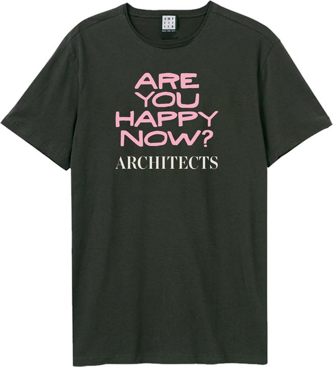 Actual product image Amplified Unisex Adult Are You Happy Now Architects T-Shirt (M)