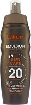 Lilie Lilien - Protective emulsion for sunbathing spray SPF 20 (Emulsion) 200 ml (U) (Sonnenspray, SPF 20, 200 ml)
