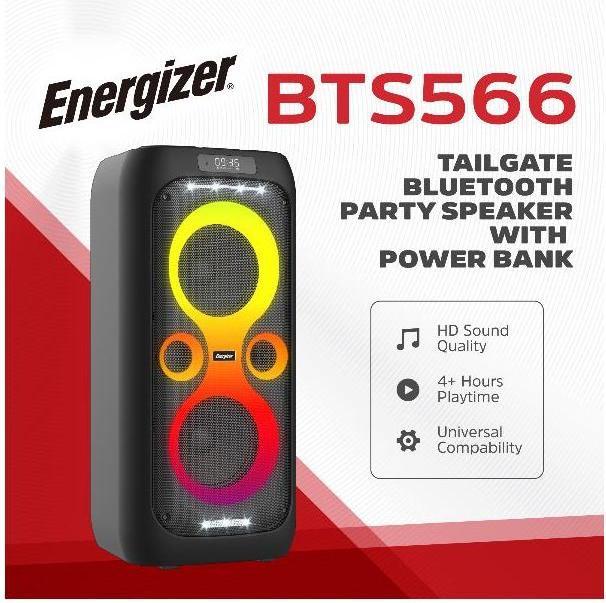 Produktbild Energizer Bts566 Party Speaker Vertical Bt + Powerbank