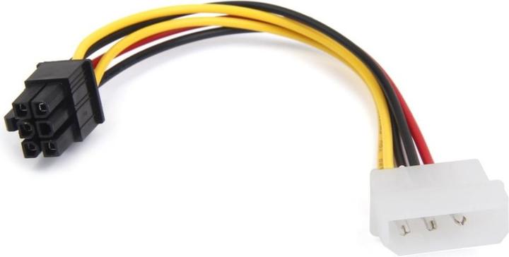 Produktbild PowerGuard 4-Pin IDE Molex auf 6-Pin Grafikkarten Strom Kabel Adapter