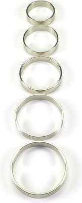 Actual product image Rimba Erotic Fashion Steel Ring For The Penis (22 cm)